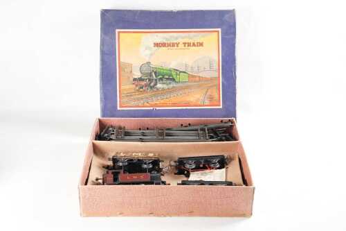 Vintage Hornby O gauge train set by Meccano