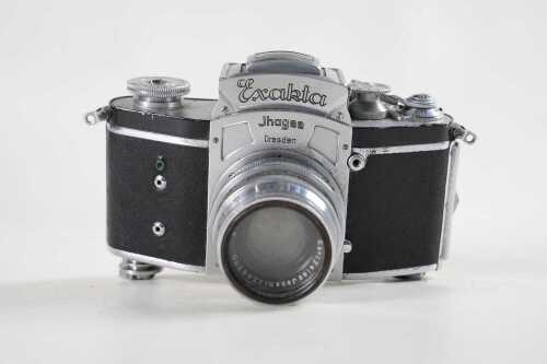 An Ihagee Exakta SLR film camera