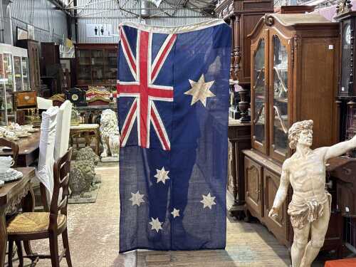 A vintage Australian flag blue ensign by Thomas Evans