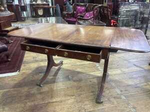 A Regency period mahogany centre table, c.1825 - 4
