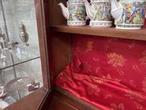 An antique walnut bookcase - 5