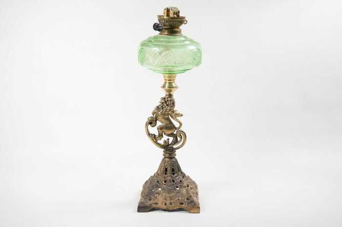 A Duplex kerosene lamp