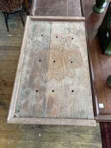 Two antique countertop display cabinets - 7