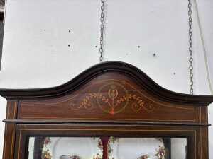 An antique Sheraton Revival display cabinet - 3