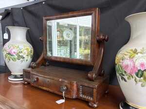A Regency rosewood toilet mirror - 2