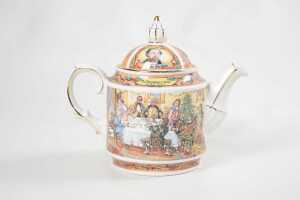 Three Sadler Charles Dickens series porcelain teapots - 2