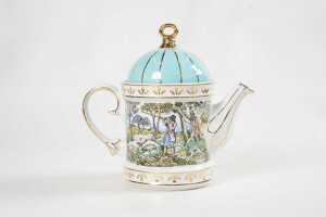 Three Sadler Sporting Scenes series porcelain teapots - 2