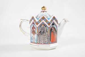 Three Sadler commemorative and novelty porcelain teapots - 3