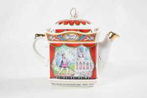 Three Sadler commemorative and novelty porcelain teapots - 5