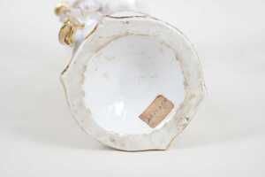 Dresden porcelain twin-handled vase - 5