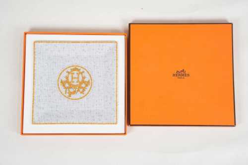 Hermes Mosaique AU 24 poreclain plate