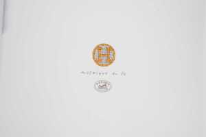 Hermes Mosaique AU 24 poreclain plate - 4