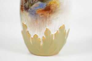 1908 Harry Stinton Royal Worcester porcelain vase - 3