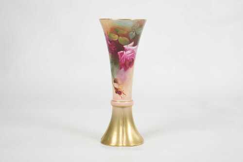 Antique Royal Worcester porcelain vase