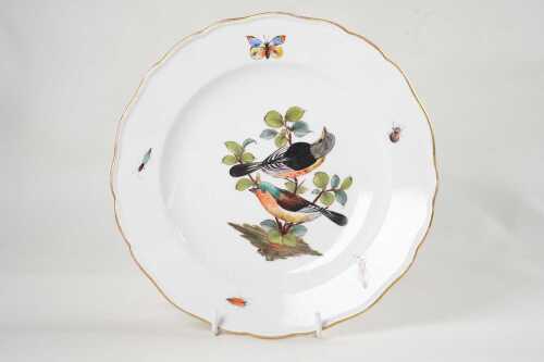 Antique Meissen porcelain Rothschild plate