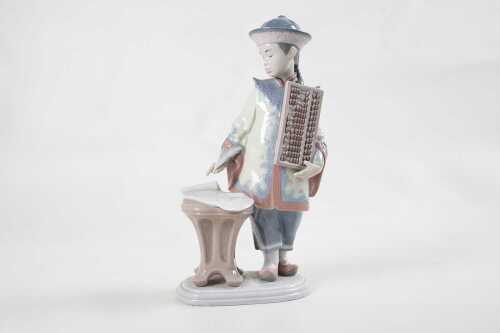 Lladro Asian Scholar in original box