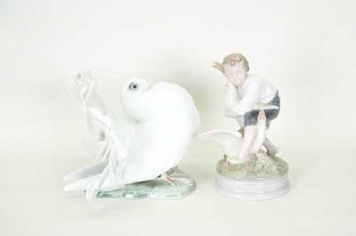 Two European porcelain figures