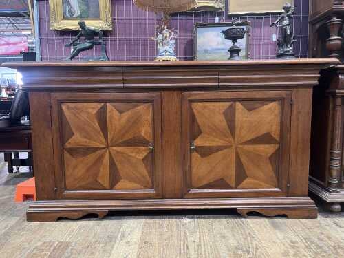 An Italian Castellan cherrywood sideboard
