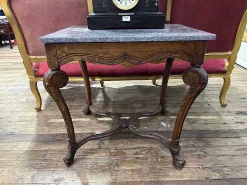 19th century French oak side table
