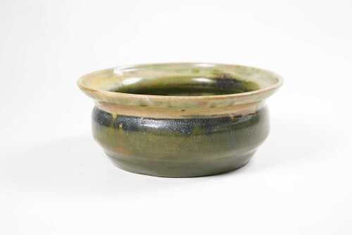 Merric Boyd (1888-1950), green glazed pottery bowl