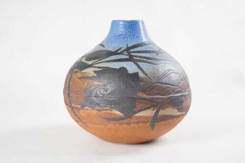 Malcom Boyd, glazed pottery vase