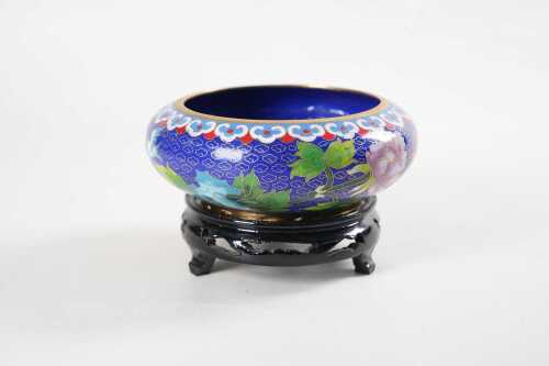 Mid 20th century Chinese cloisonne bowl