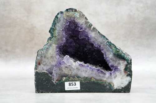 Amethyst crystal geode