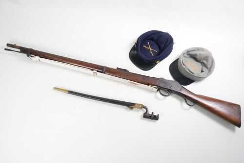 Martini Henry mkIII rifle and bayonet