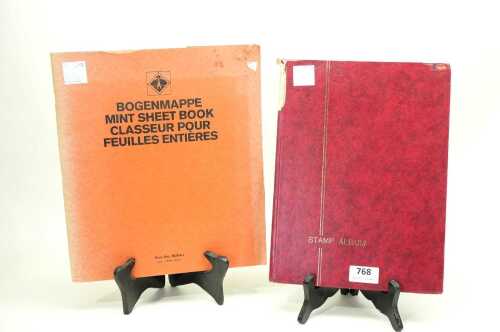 Stamp mint sheet book with Exhibition Cinderella sheets