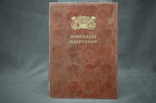 1923 Penny in Dansco halfpenny album