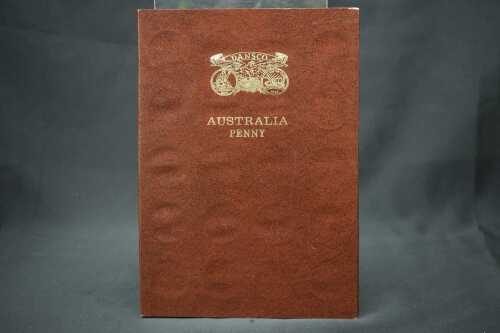 A collection of Australian pre-decimal pennies + key dates