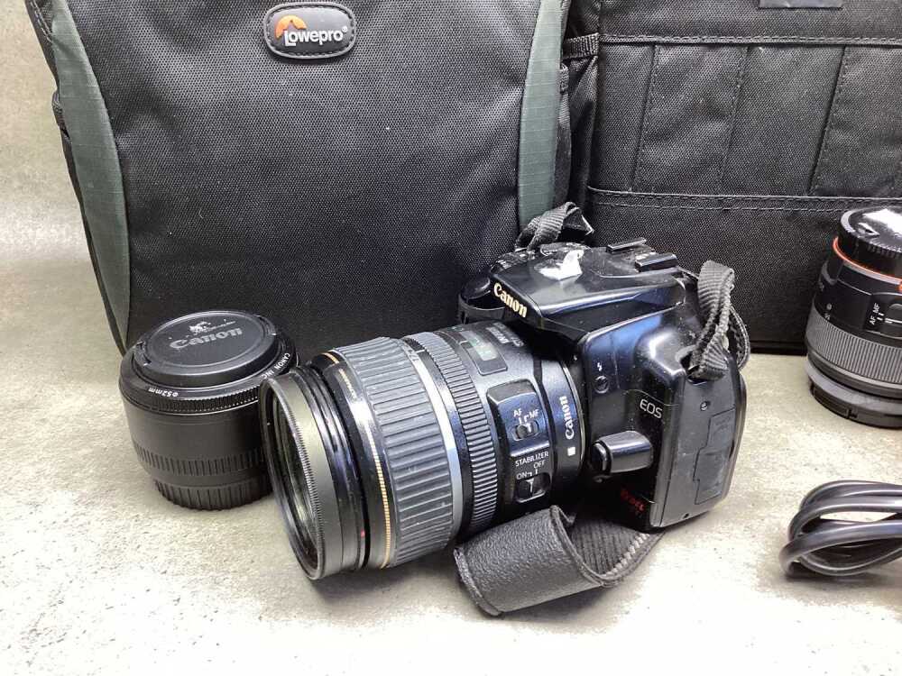 Two DSLR cameras