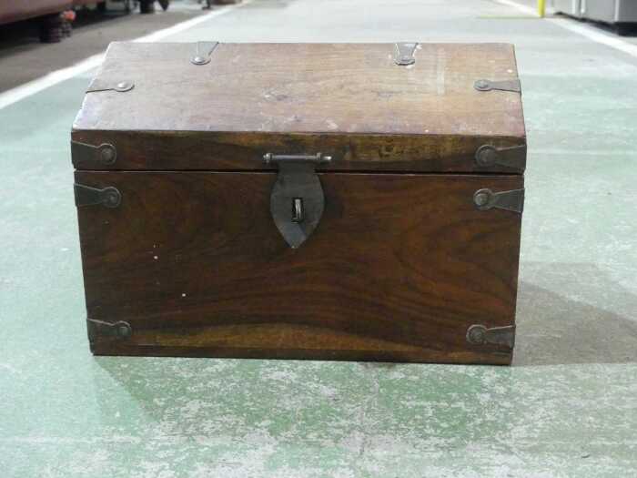 A hand-made timber box
